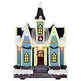 Northlight LED Lighted Snowy Church Christmas Village Display Piece - 6"