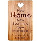 Unique Housewarming Gifts for New Homeowners First New Home Gifts for Neighbor, Friends, Realtor Closing Gifts for Home Buyers New House Owners Presents Party New Apartment Cutting Board Gift