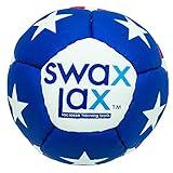 SWAX LAX Lacrosse Training Ball - Indoor Outdoor Practice Less Bounce & Rebounds (Stars n Stripes)