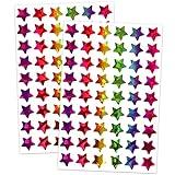 1620 Holographic Rainbow Small Star Stickers for Kids Reward, Behavior Chart, Student Planner and School Classroom Teacher Supplies, 0.6" Diameter