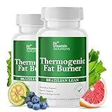 DR VITAMIN SOLUTIONS Thermogenic Fat Burner for Women and Men - Appetite Suppressant for Weight Loss - Includes Green Tea Extracts for Bloat Relief - Metabolism Booster - Pack of 2