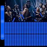 YOFOBU 60Pack LED Glow Foam Sticks Bulk,Light Up Glow Sticks with 3 Flashing Modes,Blue Glow Wands Party Pack,Glow In The Dark Party Supplies for Valentines Day,July 4th, Wedding,Birthday,Concert