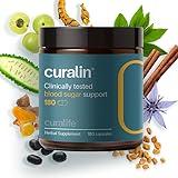 CuraLin - Supports Blood Sugar, Effective, and 100% Natural Supplement - 180 Capsules - 30 Day Supply - (New Packaging)