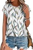 XIEERDUO Blouses for Women Business Casual Women's Summer Tops Cap Sleeve Womens Tops Hawaiian Shirts for Women XL