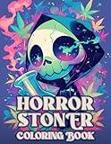 Horror Coloring Book: 50 Coloring Pages Spooky and Cute Chibi Horror Characters For Relaxation and Stress Relief, Perfect for Men & Women (Horror Stoner Coloring Book)