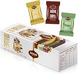 Variety Pack of Halvah Marble, Vanilla, and Walnut Israel Candy Bars– Vegan-Friendly, Certified Kosher Snacks with No Dairy or Gluten by Achva, 25 g. Each (1 Pack)