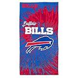 Northwest NFL Buffalo Bills Unisex-Adult Beach Towel, 30" x 60", Psychedelic
