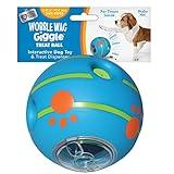 Wobble Wag Giggle Treat Ball- Interactive Dog Toy & Treat Dispenser, Fun Giggle Sounds When Rolled or Shaken, Great for Dogs Pets Know Best