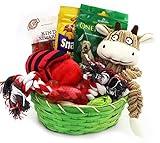 Premium Dog Gift Basket with Treats, Toys - DB012