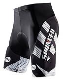 Padded Cycling Shorts Gel Biking Wear Men's Road Bike Pants Mountain Bicycle Riding Outdoor Gear US XL White