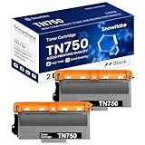 TN750 TN-750 TN-720 TN720 Compatible High-Yield Black Toner Cartridge Replacement for Brother TN-750 TN750 TN-720 MFC-8810DW MFC-8710DW MFC-8950DW (2 Pack)