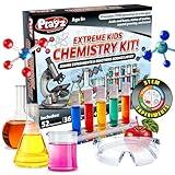 Playz 52 Extreme Kids Chemistry Experiments Set - STEM Activities & Science Kits for Kids Age 8-12 with 51+ Tools - Discovery Science Educational Toys & Gifts for Boys, Girls, Teenagers & Kids