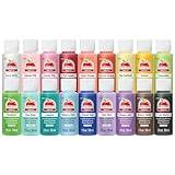 Apple Barrel, Pastel Dreams & Vivid Wonders Collection Acrylic Craft Paint, PROMOTCK, 2 fl oz each, 18 assorted matte colors, 18 count