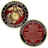U.S. Marine Corps Rifleman's Creed Challenge Coin