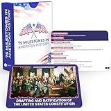 United States History Flash Cards – 75 US American Major Events & Milestones – AP Learning Resource for Studying, Government Teaching Aid Tool, Social Studies Civics Reference – Classroom & Homeschool