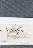 Nostalgie Sketch Book 190g/m², Drawing Notebook, A6, Portrait, 40 fls