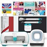 Cricut Joy Machine and Mini Easy Press with Tool Kit and Smart Iron-On Vinyl Sampler Bundle - Cutting Machine and Small Heat Press with HTV Accessories, Portable Die Cutting and Iron Pressing Machines