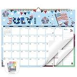 XISIDO 2025-2026 Wall Calendar, Calendar 2025-2026, 18 Month Calendar July 2025 - December 2026, 14.8" X 11.5", Calendar with Twin-Wire Binding, Hanging Hook and Julian Dates (Seasonal Designs)