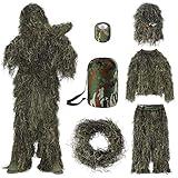 Seeutek Camo Ghillie Suit for Men Hunting Halloween Costume