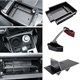 DIAMOOKY 3PCS Center Console Organizer Compatible with Toyota 4Runner 2024 2023 2022 2021 2020 2019-2010 Glove Box Organizer Gear Shift Tray Armrest Storage Box 5th Gen 4 Runner Accessories