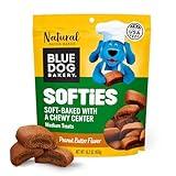 Blue Dog Bakery Natural Dog Treats, Softies, Peanut Butter Flavor, 16.2oz Bag, 1 Bag