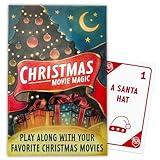 Christmas Movie Magic Card Game – Play Along with Movies – Fun Family Holiday Board Games for Kids & Adults – Perfect for Family Night Stocking Stuffers & Gift Ideas - Festive Fun with Families