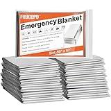 Frocopo 6 Pack Emergency Mylar Blanket, Emergency Blanket Space Blanket Survival Rescue Insulating Reflective foil kit Outdoors Hiking Camping Blanket Perfect for Outdoors, Hiking, Camping Survival