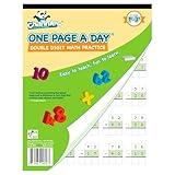 Channie's One Page A Day Double Digit Math Problem Workbook for 1st Graders, 2nd Graders, and 3rd Grade Simply Tear Off On Page a Day For Math Repetition Exercise! Addition and Subtraction Workbook