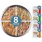 JustFoodForDogs Pantry Fresh Dog Food Variety Pack, Complete Meal or Dog Food Topper, Beef, Chicken, Turkey, & Lamb Human Grade Dog Food Recipe - 12.5 oz (Pack of 8)