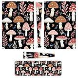 Women's Fashion Removable PVC Wrap Compatible with Advanced Digital Console Autumn Fall Leaves Cool Mushrooms