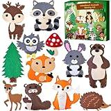 XIPEGPA Sewing Kit Woodland Animal Craft Kit DIY Sewing Felt Craft Kit for Beginners Educational Sewing Kit Boys and Girls Art Craft Kits