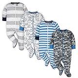 Onesies Brand Baby Boys 4-pack 'N Play Footies And Toddler Sleepers, Blue Dino, 6-9 Months US