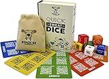 Stack 52 Quick Sweat Fitness Dice. Bodyweight Exercise Workout Game. Designed by a Military Fitness Expert. Video Instructions Included. No Equipment Needed. Burn Fat Build Muscle. (2019 Base Set)