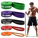 Resistance Bands, Pull Up Assist Bands - Workout Bands, Eexercise Bands, Long Resistance Bands Set for Working Out, Fitness, Training, Physical Therapy for Men Women - Multicolor