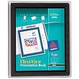 Avery Flexi-View Presentation Book, Clear Front Window for Title Page, 24 Non-Stick Pages, 1 Black Book (47690)