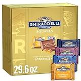 GHIRARDELLI Premium Chocolate Assortment SQUARES Gift Box, 29.6 oz