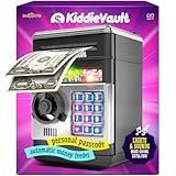 Piggy Bank for Kids - Electronic Money Saving Box w/Code- ATM Safe - Toy Coin Bank - Boys Toys for Age 3, 4, 5, 6, 7, 8, 9 - Birthday Gifts for 8, 9, 10, 11, 12 Year Old Boy and Girl