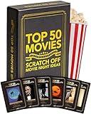 Premium Movie Night Scratch Off Cards – Gifts for Movie Lovers – End Movie Night Indecision With Movies From Top Databases – Stunning Illustrations - Husband Boyfriend Gift - Couples Gift Ideas