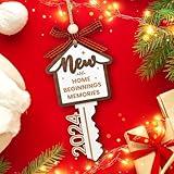 Woodamore First Christmas in New Home Ornament 2024 - Our First Home Ornament 2024, New Home Christmas Ornament 2024, House Warming Gifts New Home Decor Ideas, Wood New House Ornament 2024 for Couple