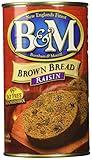 B&M Brown Bread, Raisins, 16 Ounce