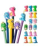 Mr. Pen- Animal Pencil Top Erasers, 30 Pack, Dinosaur Erasers for Pencil, Animal Erasers for Kids, Pencil Eraser Tops for Pencils, Pencil Toppers for Kids, Erasers for Pencils, Fun Erasers for Kids