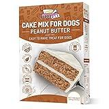 Puppy Cake - Dog Birthday Cake Wheat-Free Cake Mix for Dogs to Eat - Includes Peanut Butter Flavor Cake Mix and Icing Mix - Easy to Make - Bake or Microwave, Natural Ingredients - Made in the USA