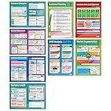 Daydream Education Business Decisions Classroom Posters - Set of 9 - EXTRA LARGE 33" x 23.5" - Gloss Paper - Business Studies High School Class Decoration - Wall Charts