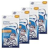 OrVance Braces Flosser - Designed for Braces for an Easy & Effective Clean, Ultra Strong Floss - 40 Count (Pack of 4)