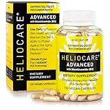 Heliocare Advanced Niacin B3 Supplement: Fernblock PLE Extract 240mg Per Serving - Supports Skin Cell Health W/Antioxidant Rich Vitamin B3 Niacin 500 mg - 120 Vegan Capsules