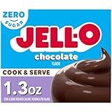 Jell-O Cook & Serve Chocolate Sugar Free & Fat Free Pudding & Pie Filling Mix, 24 ct Pack, 1.3 oz Boxes