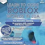 Learn to Code Custom Roblox Worlds in Lua - Computer Programming for Beginners Roblox Gift Card with Digital Pin Code, Ages 11-18, (PC, Mac, Chromebook Compatible)