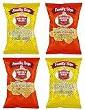 Better Made Special Original & BBQ Potato Chips Variety Pack (4) x Family Size Bags 9.5oz (Pack of 4) - Crispy, Crunchy, Salty Snacks Made From Fresh Potatoes - Gluten Free - Family Owned and Operated