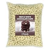 White Chocolate Baking Chips 2 Pounds - Gluten Free Chocolate Chips, White Chocolate Chips for Baking, Perfect for Cookies and Desserts - Perfect to Add to Cookies, Fudges & Candies