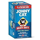 Jonny Cat Litter Box Liners: Heavy Duty - Tear & Leak Resistant - Drawstring Close - Jumbo, 15 Count